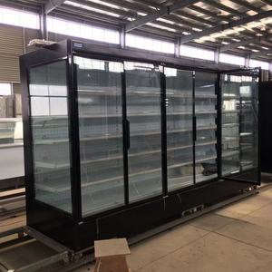 Présentoir vertical pour boissons Réfrigérateur 6 portes en verre Réfrigérateurs <span class=keywords><strong>Vitrine</strong></span> verticale pour supermarché - Product Image 3