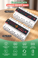 Interruptor de Transferencia Automática Kinee 100A de 3 Vías con Protección Contra Sobretensión, Baja Tensión y Sobrecorriente, con Dos Años de Garantía