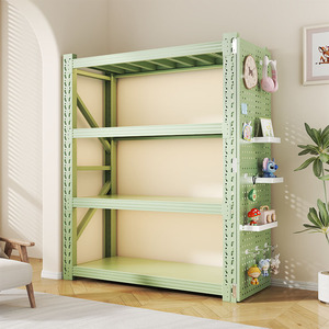 Estantes de Almacenamiento para el Hogar, 4 Niveles, Acero de Color, Multiusos, Portátiles, Sin Necesidad de Taladrar, Tipo Vertical, para Balcón o Cuarto de Almacenamiento - Product Image 1