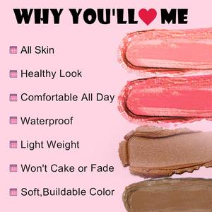 Poudre Pressée 6 Nuances Surligneur <span class=keywords><strong>Contour</strong></span> Blush Private Label Blush Palette <span class=keywords><strong>Miroir</strong></span> Intégré - Product Image 6