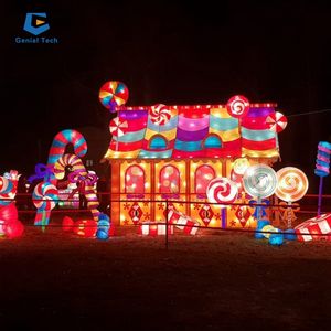 SG-SD-RT01 городской парк привлекательным светодиодный Рождественский снег садовая декоративная кружевная Рождественская подсветка для фонарь - Product Image 4