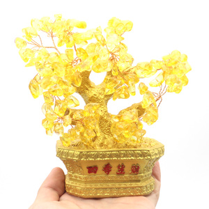 Árbol de Feng Shui de Cristal Natural Hecho a Mano, Árbol Bonsái de Piedras Preciosas para la Fortuna y la Riqueza, Precio de Fábrica, para Decoración - Product Image 3