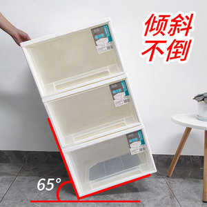 Cajón de Almacenamiento, Gabinete de Plástico Transparente Rectangular, Organizador de Ropa, Almacenamiento para Armario del Hogar 6201 - Product Image 3