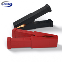 JZDZ Pinces crocodiles robustes en cuivre pur pour chargeur de batterie, câbles de démarrage et soudeuses J.60061