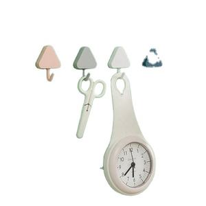 10 Uds ganchos <span class=keywords><strong>de</strong></span> pared impermeables autoadhesivos Color sólido perforación libre sin rastro gancho <span class=keywords><strong>de</strong></span> clavo ganchos <span class=keywords><strong>de</strong></span> puerta montados Estilo nórdico - Product Image 1