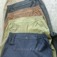 Pantalon cargo multi-couleurs pour homme avec poches, léger et décontracté, pour usage quotidien, pantalon ample boutonné pour homme