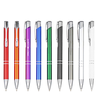 Stylos à bille en métal gravés au laser personnalisés, cadeau promotionnel, impression UV, logo de marque, instruments d'écriture pour entreprises
