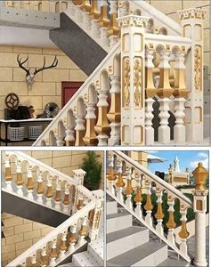 Moules en plastique ABS pour colonnes romaines en béton coulé sur place, pour balcons, murs de cour, clôtures et garde-corps de villas (vente en gros) - Product Image 4