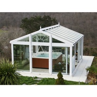 Panneaux de protection solaire salle de jardin, haute qualité, en verre Polycarbonate, Sauna, porte en verre