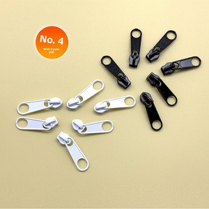 Non. 4 fermetures éclair longues en nylon noir et blanc à dents grossières pour housses de literie, sacs, sacs à dos, tentes, canapés, moustiquaires - Product Image 4