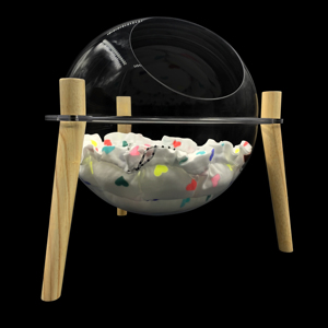 Vitrina Moderna de Acrílico con Forma de Domo, Independiente, para Uso Publicitario y Diseño - Product Image 5