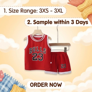 Set Personalizzato di Maglie da Basket <span class=keywords><strong>per</strong></span> Bambini |   2 Pezzi Divisa Sportiva Giovanile ad Asciugatura Rapida |   Tuta da Allenamento Professionale <span class=keywords><strong>per</strong></span> Ragazzi - Product Image 3