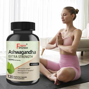 Suplemento de Ashwagandha en Cápsulas de Raíz de Ashwagandha Herbal, para Hombres y Mujeres, Apoya la Salud Inmunológica, Gran Venta - Product Image 1