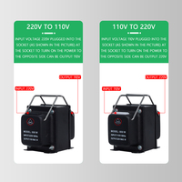 Transformador Eléctrico TC-3000W 220V, Frecuencia 50Hz, Capacidad de Potencia 1000W, Convertidor de Voltaje Ascendente y Descendente para Uso Eléctrico