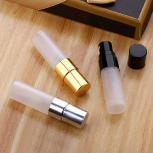 3ml <b>Empty</b> Perfume Frosted Glass <b>Bottle</b> Mini Atomizer Travel Refillable Glass <b>Spray</b> <b>Bottle</b> Sample Test Perfume Vials - Product Image 2