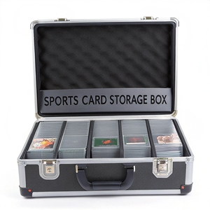 Custom 2/3/4 Row Waterproof Graded Card Storage <b>Box</b> Sports Trading Card Collector Case Fits BGS FGS P SA, Graded Card Case - Product Image 1
