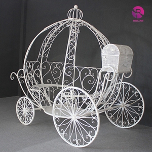 Carrozza Reale di Cenerentola Rocan con Cavalli a Forma di Zucca per Matrimoni e Principesse - Product Image 2
