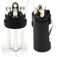 Connecteur XLR mâle 3 broches en gros, avec capuchon bleu et boîtier métallique, prise audio équilibrée pour câble de microphone, codage couleur