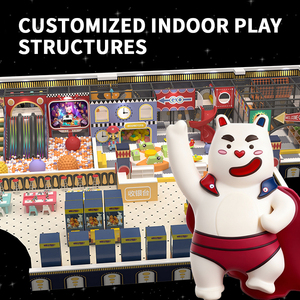 Xiujiang - Equipo de juegos interior personalizado con temática de circo, centro de juegos blandos comercial, piscina de bolas, tobogán, área de juego de roles para centros comerciales, 50-200 - Product Image 4