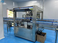 Ligne de production automatique d'eau minérale à petite échelle Volume de remplissage de 500ml Système complet d'embouteillage en verre plastique Moteur central PLC