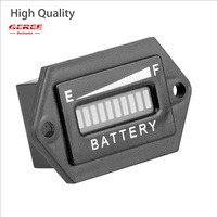 Indicateur de batterie au plomb rhomboïde 24/36/48 volts pour accessoires électriques Analyseur de batterie testeur avec affichage tricolore