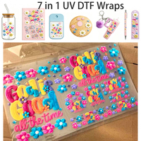 Lot de 7 : Gobelet en plastique Butterfly Libbey, Enveloppe de protection imperméable anti-UV, Carnet A5, Flacon pulvérisateur, Stylo, Couvercle de gobelet, Mini-gobelet