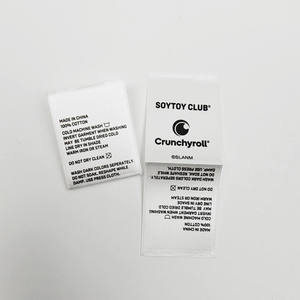 Custom Organic Cotton Woven Eco-Friendly Wash <b>Labels</b> for Apparel Bags & <b>Shoes</b> - Product Image 5