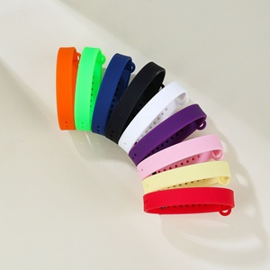 Light <strong>Plate</strong> Blank Silicone Bracelet Lettering No Word Recognition Band Adult Children Team <strong>Wrist</strong> Band SB013 - Product Image 5