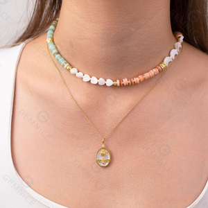 Gemnel phổ biến nhất Mặt dây chuyền vòng cổ ong & Mặt Trời mẹ-của ngọc trai mặt dây chuyền vòng cổ - Product Image 4