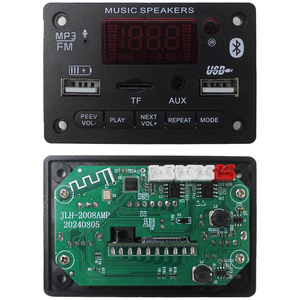 Penguat daya 12V 2*3W, papan dekoder MP3 <span class=keywords><strong>Bluetooth</strong></span> layar warna pengisi daya USB ganda Audio Motherboard <span class=keywords><strong>Radio</strong></span> <span class=keywords><strong>FM</strong></span> - Product Image 4