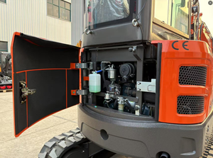 Envío gratuito. Miniexcavadora sobre orugas, certificada por la EPA EV, adecuada para uso doméstico, agrícola y de construcción. - Product Image 6