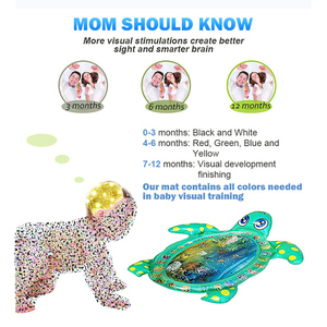 Fairness bébé tapis d'eau 0-3 ans bébé enfants nourrissons et tout-petits gonflable bébé temps Premium jouer tapis d'eau - Product Image 5