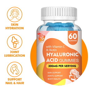 OEM Private Label Hyaluronic Acid <b>Gummies</b> with Vitamin C and <b>Biotin</b> Supplement for Healthy Skin Improve Immune System <b>Gummies</b> - Product Image 3