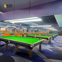 Table de billard professionnelle en bois massif de 12 pieds avec retour de balles, idéale pour les tournois et usage commercial – Fabrication chinoise à prix compétitif