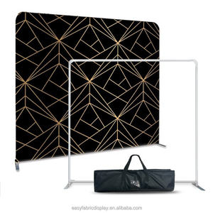 8*8 pies plegable Trade Show Equipment telón de fondo Banner Stand Photo Booth telón de fondo soporte de pared - Product Image 1