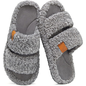 Chaussons en coton pour femmes Silent <span class=keywords><strong>Night</strong></span>, antidérapants, en peluche, silencieux - Product Image 1
