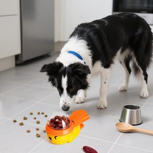 ADZIA Distributore Automatico di Cibo per Animali Domestici per Cani e Gatti, Stile Moderno, 500ml, Ciotole in Plastica, Alimentazione a Batteria, Strumento di Addestramento - Product Image 5