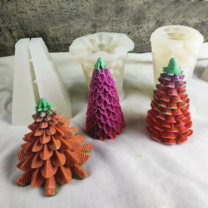 Trên Bán 3D Nhựa Đồ Trang Trí Khuôn Mẫu Silicone Nhỏ Tuyết Tùng Cây Giáng Sinh Nến Khuôn Cho Giáng Sinh - Product Image 5