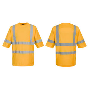 Camisa de Seguridad Reflectante con Visibilidad de 360°, Certificación ANSI/ISEA 107 Clase 2/3, 100% Poliéster para Hombres en Construcción y Tráfico - Product Image 3