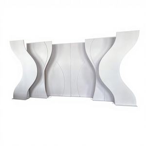 Fondo de Boda Blanco Moderno y Profesional de LEDA, Decoración Acrílica Desmontable Gigante - Product Image 1