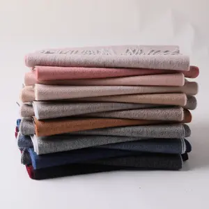 2023 New Arrival Wholesale Price Winter And Autumn Solid Cashmere Scarf Double Side Woven Warm Unisex Natural Shawl