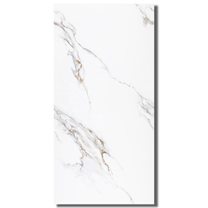 Lujosas Baldosas Cerámicas Blancas Tipo Mármol de 60x120 cm, Diseño Moderno <span class=keywords><strong>para</strong></span> Paredes de Baños, Salas de Estar de Hoteles, Pisos de Dormitorios - Product Image 2