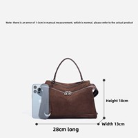Nouveau Sac Femme Tendance Haut de Gamme 2026 à Double Compartiment, Polyvalent, Porté Épaule ou Croisé, Couleur Mocha, Idéal pour les Trajets Quotidien
