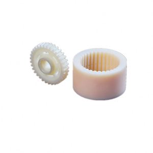 Engranaje helicoidal de plástico personalizado OEM DE FÁBRICA DE China para juguetes proporcionados engranajes de ángulo recto para cortinas con rodamiento - Product Image 5