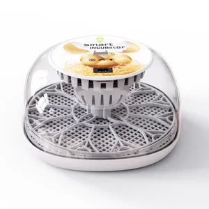 Mini máquina automática de control de temperatura para uso doméstico, máquina de 12 huevos, venta al por mayor