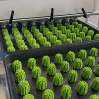 Petite ligne de production de coupe de fil de machine de fabrication de biscuits rotatifs pour l'état de biscuit et de chocolat nouveau