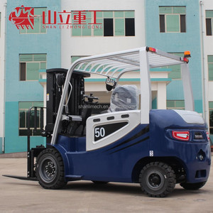 Montacargas Diésel 4x4 de 5 Toneladas con Mástil de Tres Etapas, Desplazador Lateral Hidráulico, Longitud de Horquilla de 1220 mm, Ancho de Horquilla de 180 mm, Altura de Horquilla de 5 Metros - Product Image 1