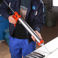 Pistolet à silicone manuel en alliage SIWAY pour usage industriel et bricolage, pour la distribution d'adhésifs et de calfeutrage