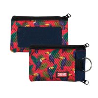 Dompet Chums Surfshorts - Dompet Minimalis Ringan dengan Ritsleting dan Jendela ID Transparan - Tahan Air dengan Gantungan Kunci