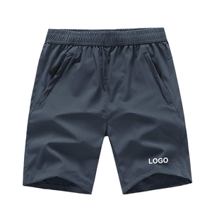 Shorts de sport d'été pour hommes, respirants, en soie glacée, séchage rapide, capri de fitness, taille mi-haute, grande taille, ample, décontracté, shorts chauds - Product Image 1